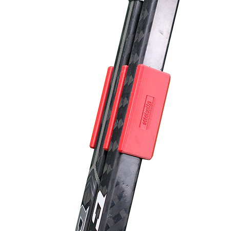 StickClip Red - Senior size hockey stick carrier